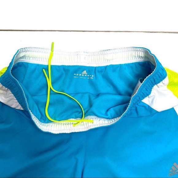 COPY - Adidas Beach Blue Striped Running Shorts - Picture 5 of 9